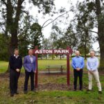 Somerset Regional Council and Queensland Hydro meet at Ashton Park to announce funding
